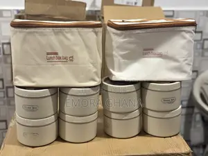 Title: 4-Tier Insulated Lunch Box Set With Carry Bag