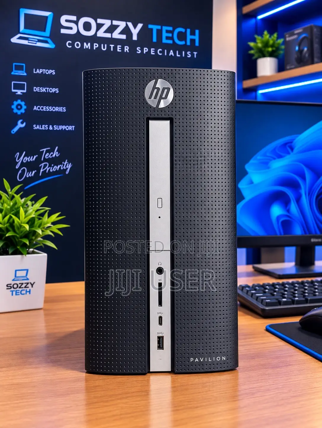 Desktop Computer HP Pavilion 570 8GB AMD SSD 256GB