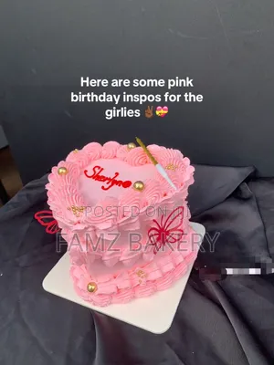 Double Layer Heart Cake