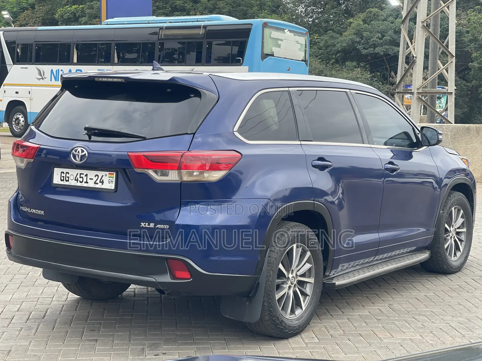Toyota Highlander 2019 Blue