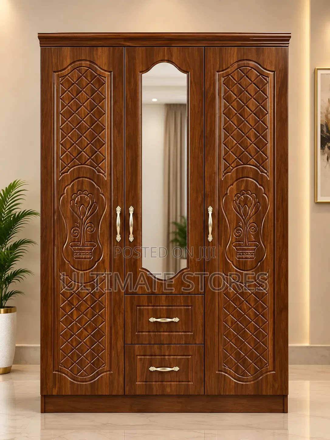 Three-Door Foreign Wardrobe(Payment on Delivery)
