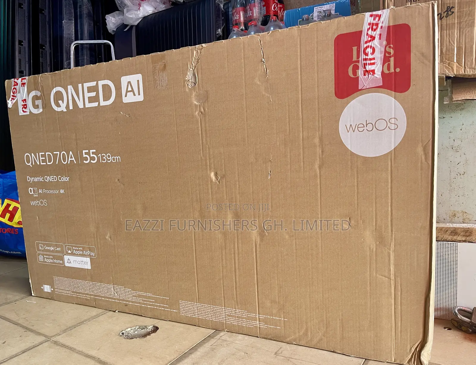 QNED LG 55 Inch Smart Uhd HDR Dynamic Pictures 2025/26 Satellite TV