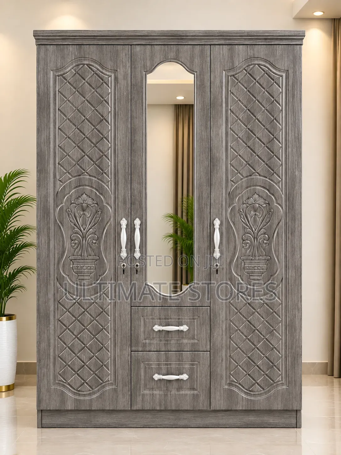 Three-Door Foreign Wardrobe(Payment on Delivery)