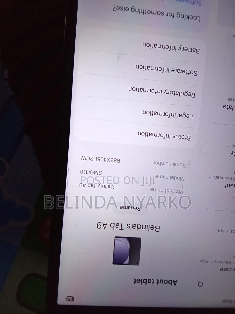 Samsung Galaxy Tab A9 64 GB Black