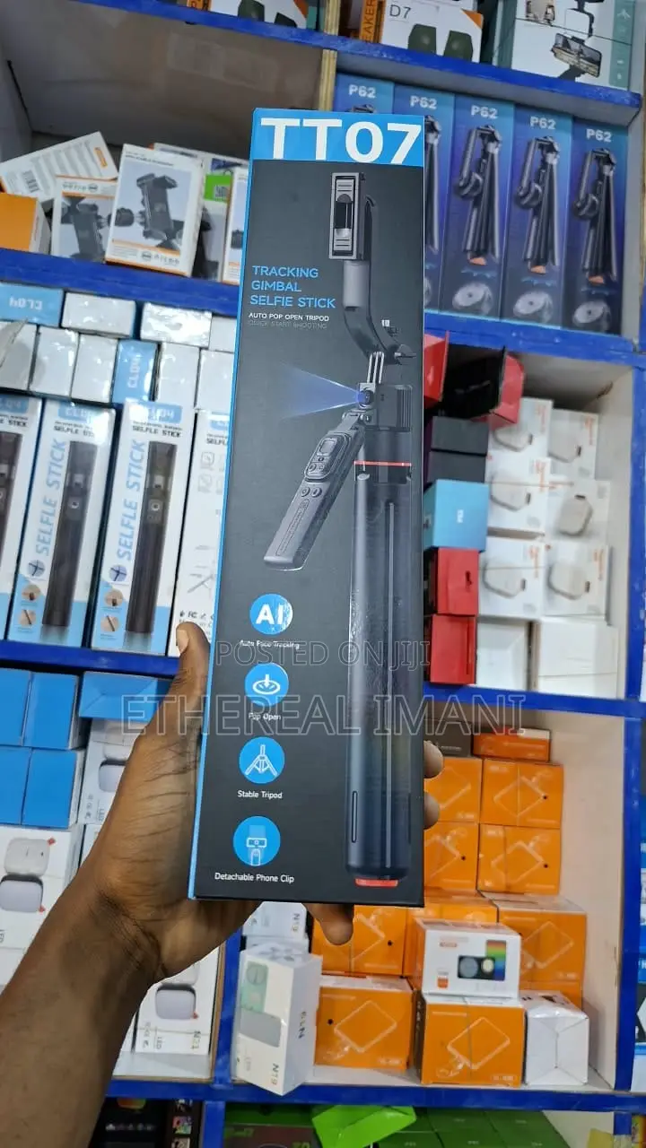 TT07 AI Tracking Gimbal Selfie Stick Tripod