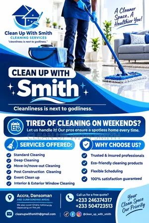 Clean Up With Smith | Cleaning Services