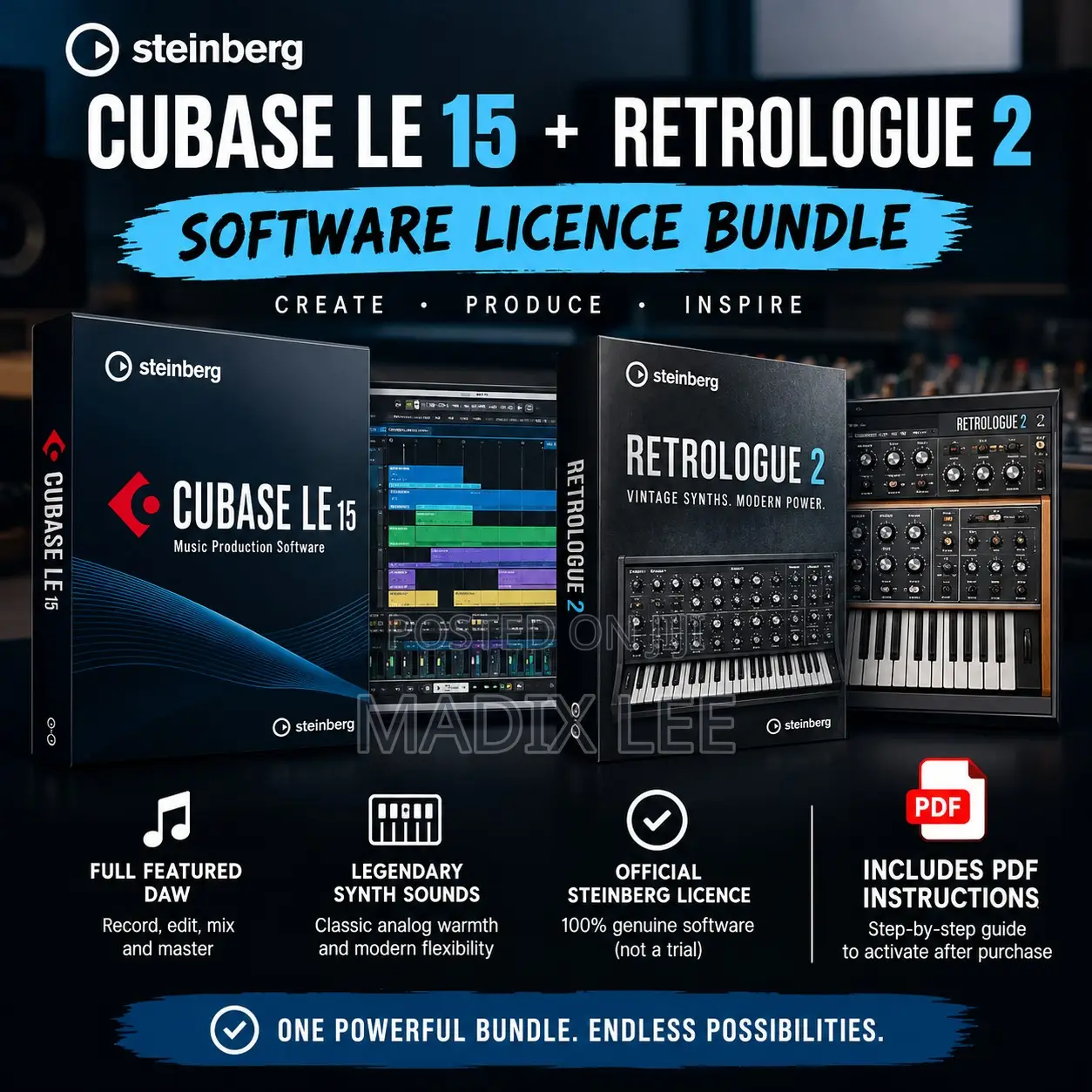 Cubase LE 15 + Retrologue 2