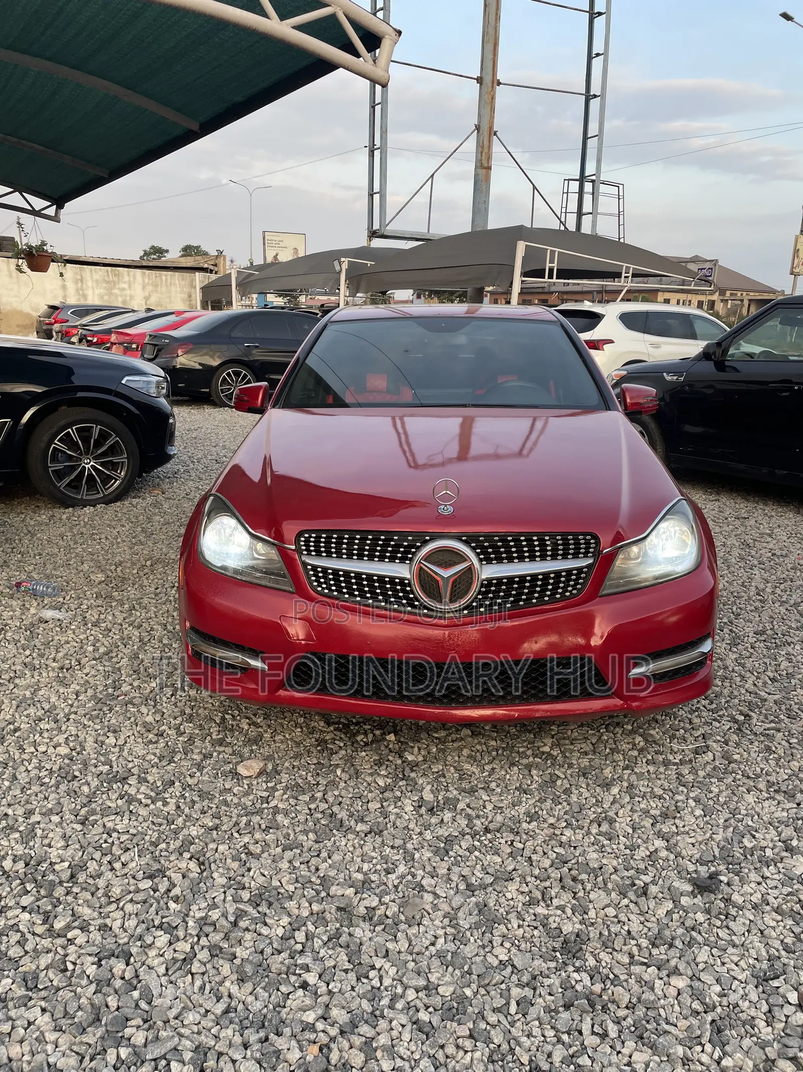 Mercedes-Benz C250 2013 Red
