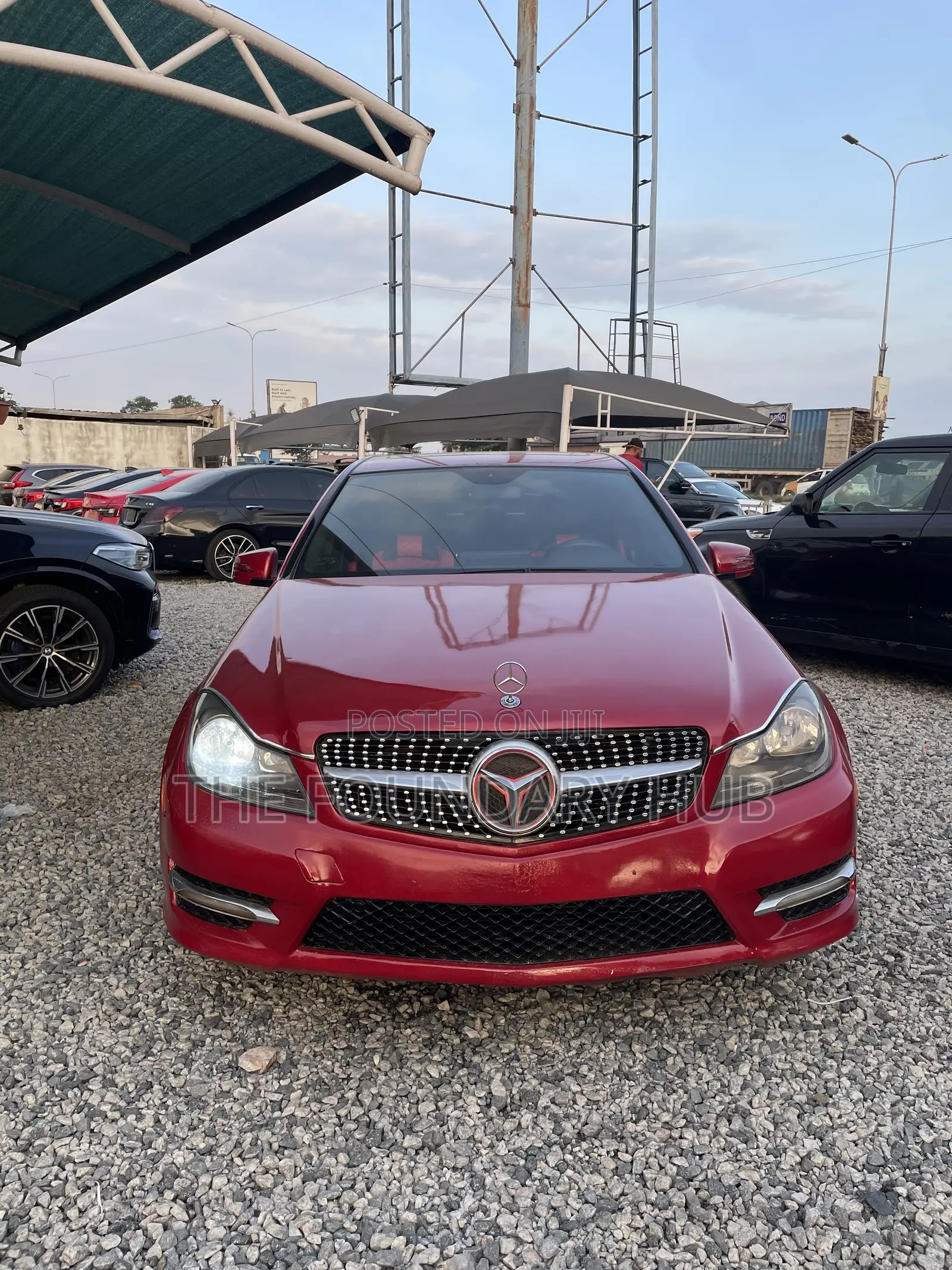 Mercedes-Benz C250 2013 Red