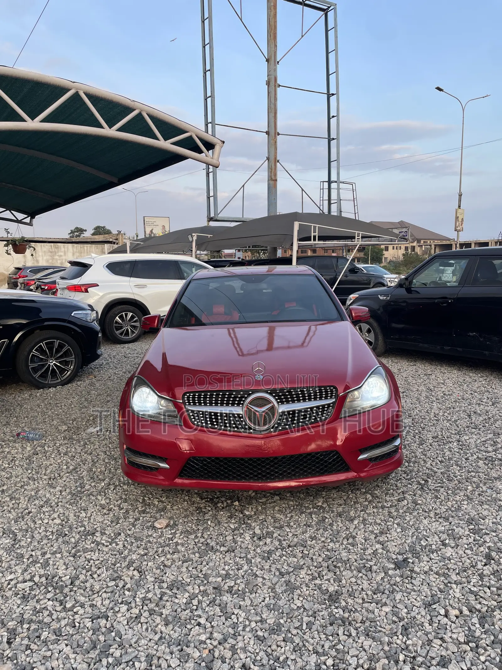 Mercedes-Benz C250 2013 Red