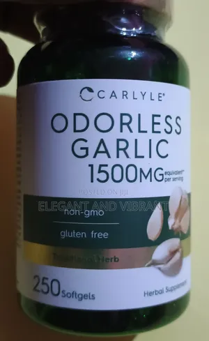 Odorless Garlic 1500mg Herbal Extract Cardiovascular Support Sup