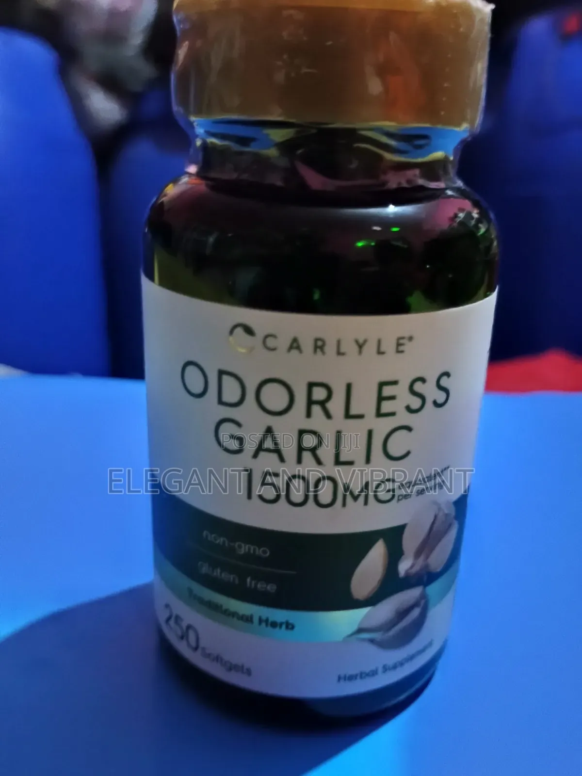 Odorless Garlic 1500mg Herbal Extract Cardiovascular Support Sup