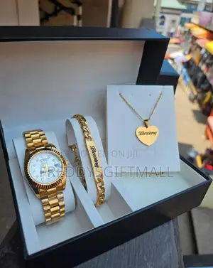 Watch, Necklace and Bracelet