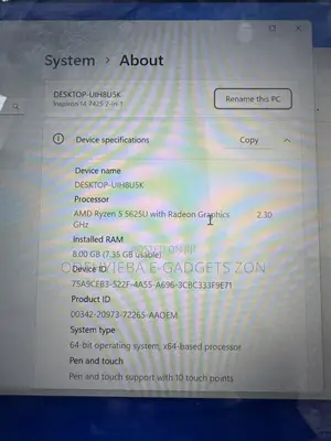 Laptop Dell Inspiron 14 7420 2-in-1 8GB AMD Ryzen 5 SSD 512GB