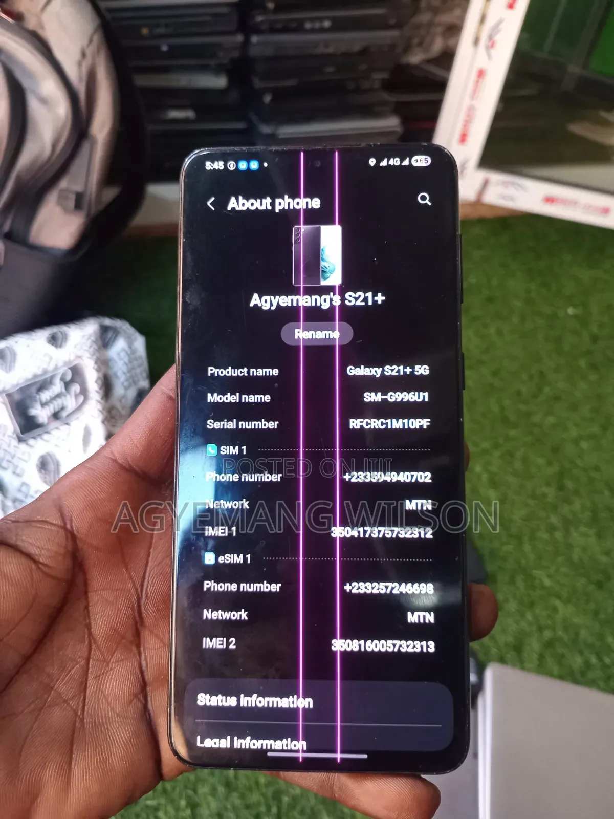 Samsung Galaxy S21+ 5G 128 GB Black