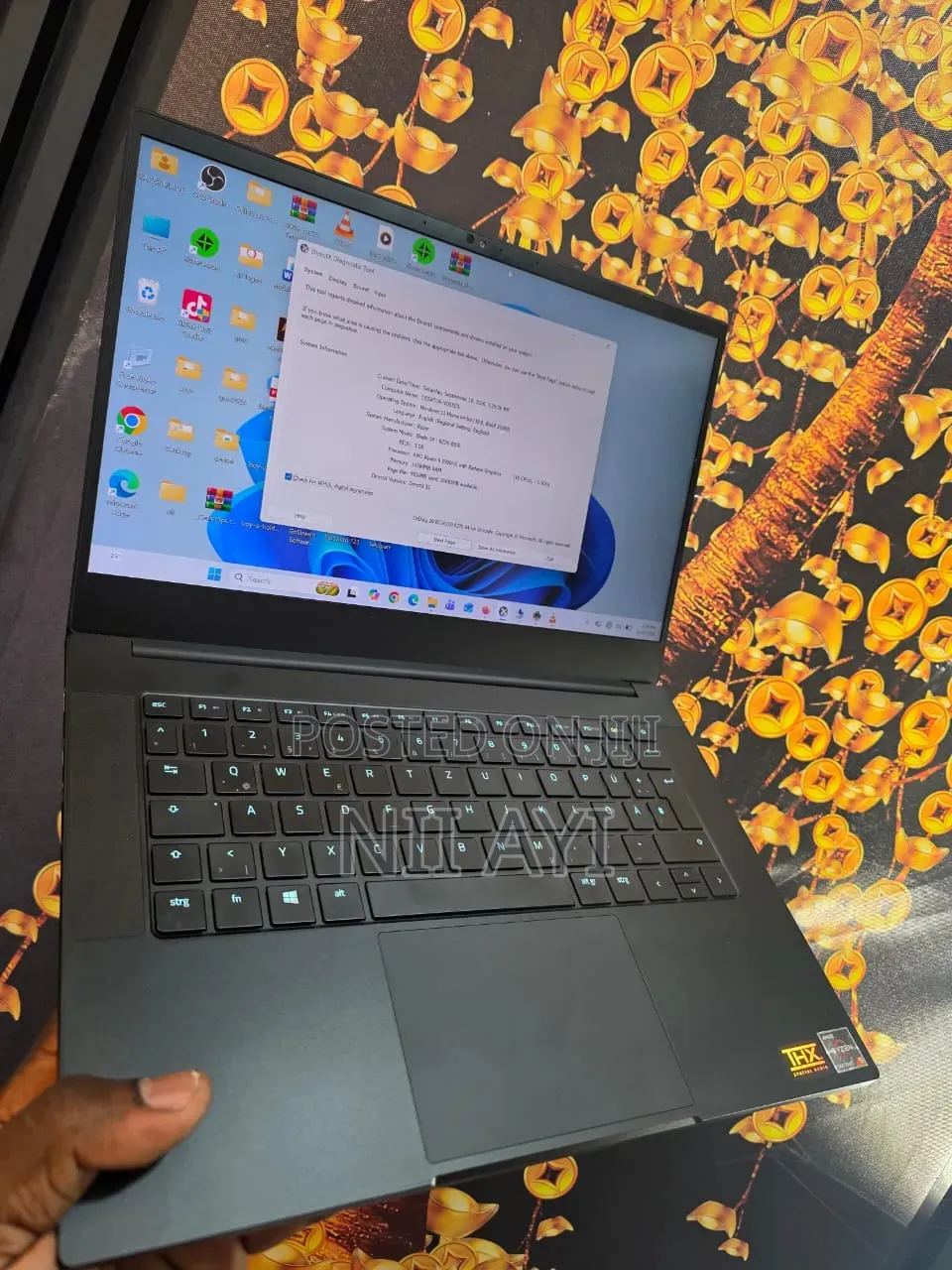 Laptop Razer Blade 16GB AMD Ryzen 9 SSD 1T
