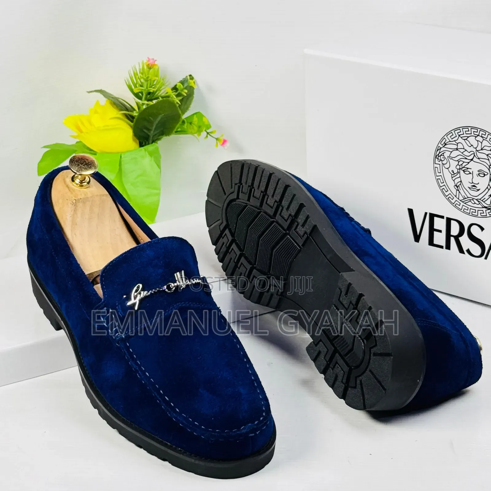 VERSACE Penny Loafers