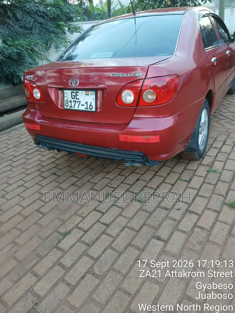 Toyota Corolla 2008 Red