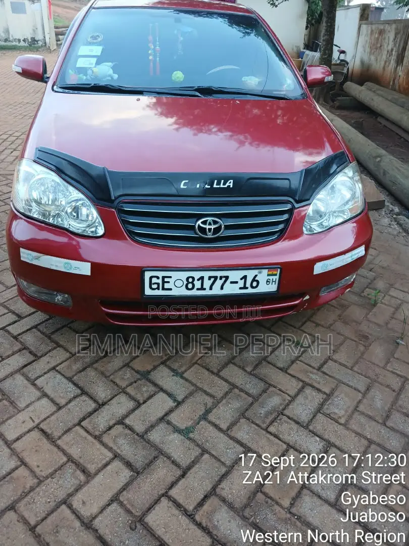 Toyota Corolla 2008 Red