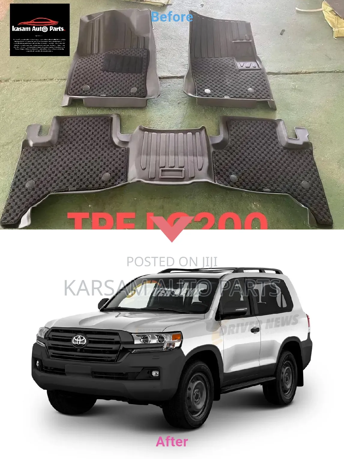 Tpe LC 200 Landcruise Floor Mat