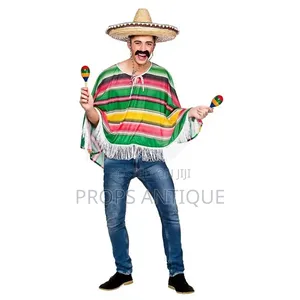 Mexican Serappe Poncho Costume