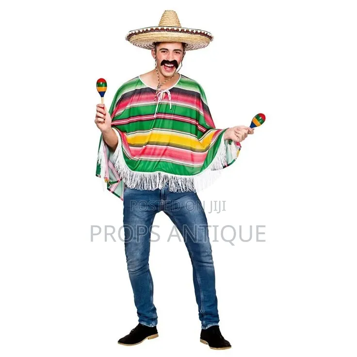 Mexican Serappe Poncho Costume