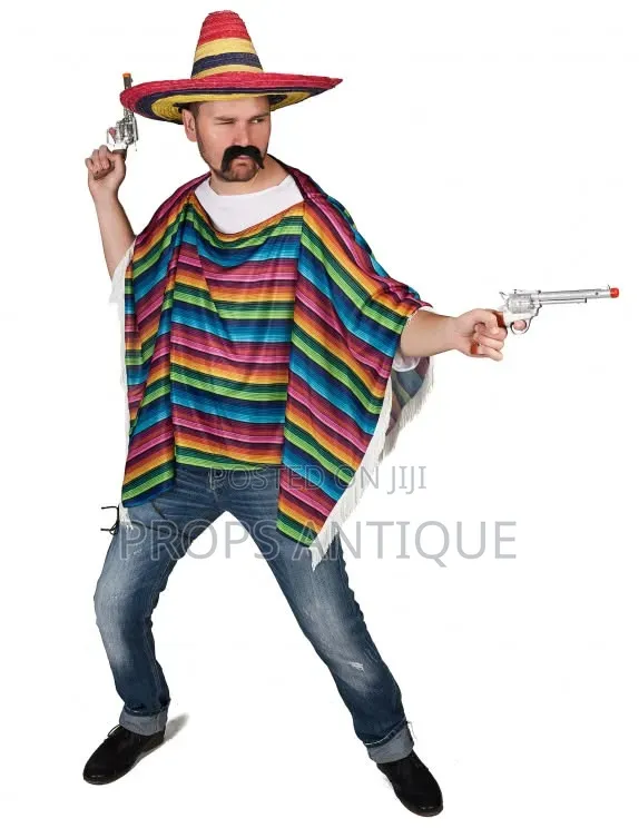 Mexican Serappe Poncho Costume