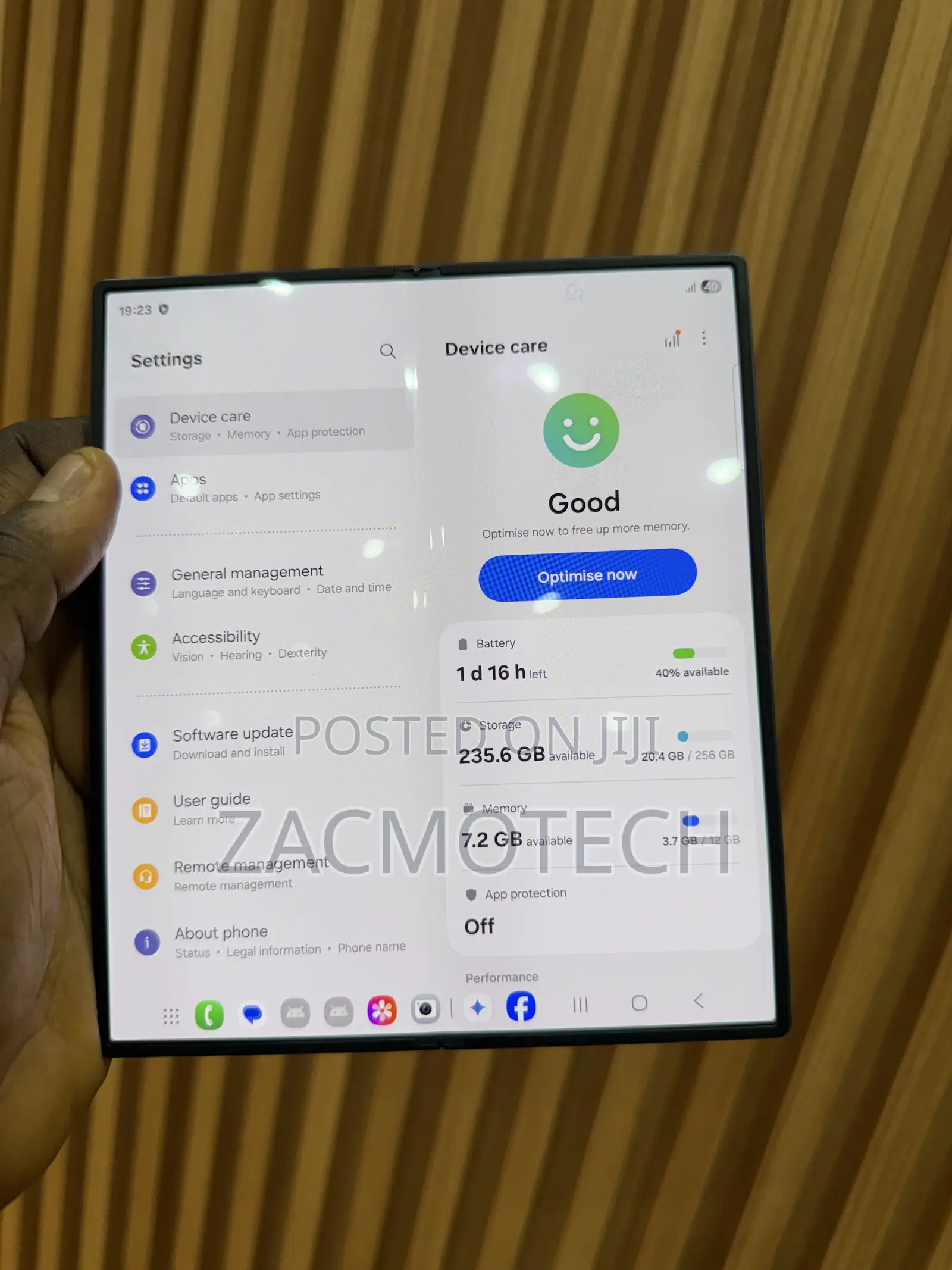 Samsung Galaxy Z Fold6 256 GB Blue