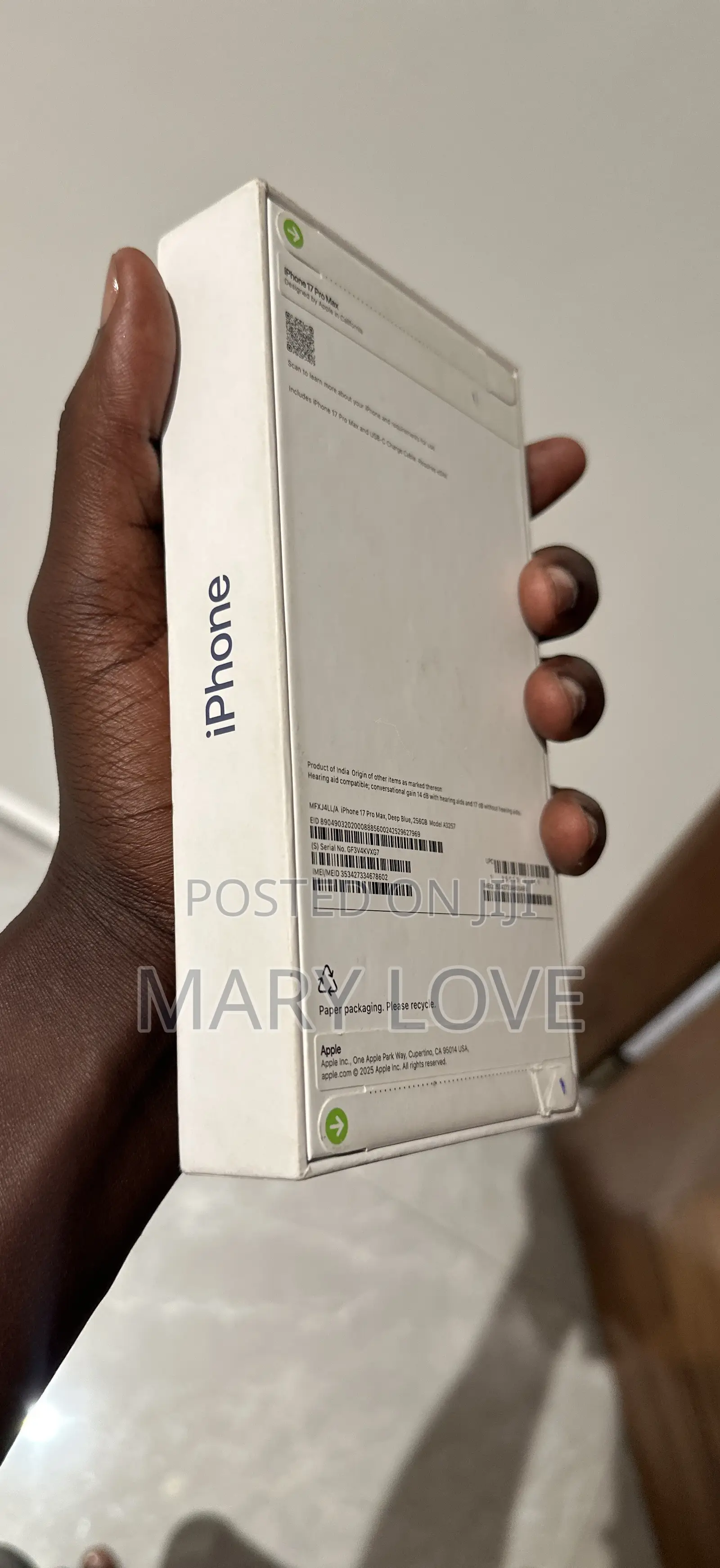 New Apple iPhone 17 Pro Max 256 GB Blue