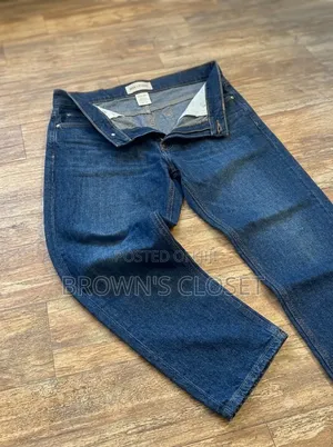 Sun + Stone Men's Straight Fit Indigo Blue Jeans