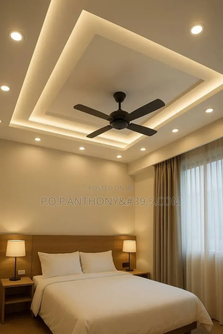 P.O.P Ceiling Design, TV Stand, Hall Design, Cooping