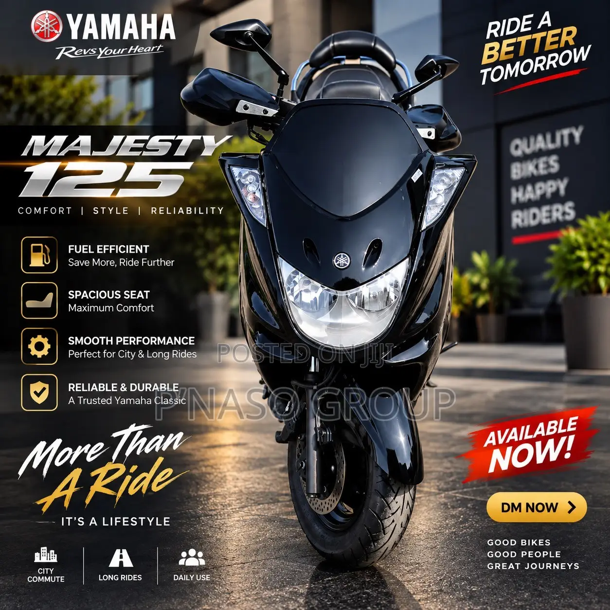 Yamaha Majesty 2014 Black