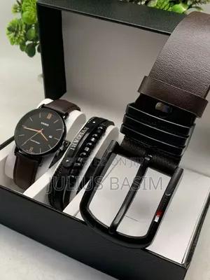 Watch With Bracelet ,Belt and Box With Bag