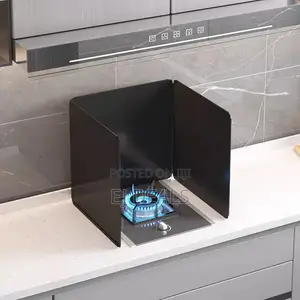 Kitchen Splash Guard Carbon Steel 30x40x40cm