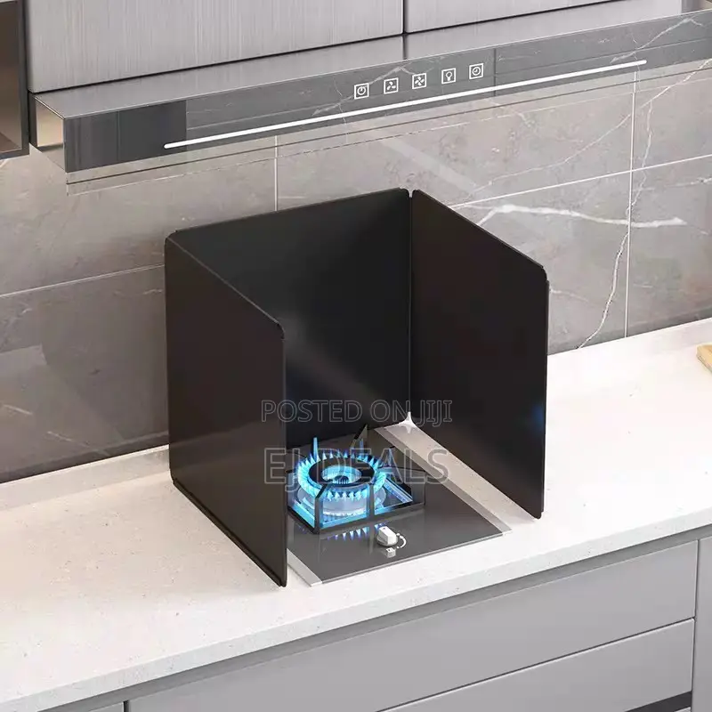 Kitchen Splash Guard Carbon Steel 30x40x40cm