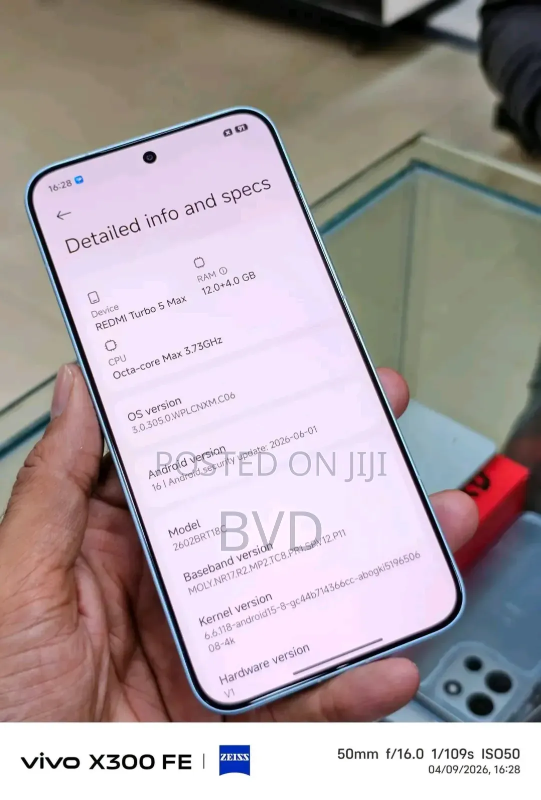 Xiaomi Redmi Turbo 5 Max 256 GB White