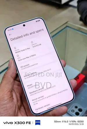 Xiaomi Redmi Turbo 5 Max 256 GB White