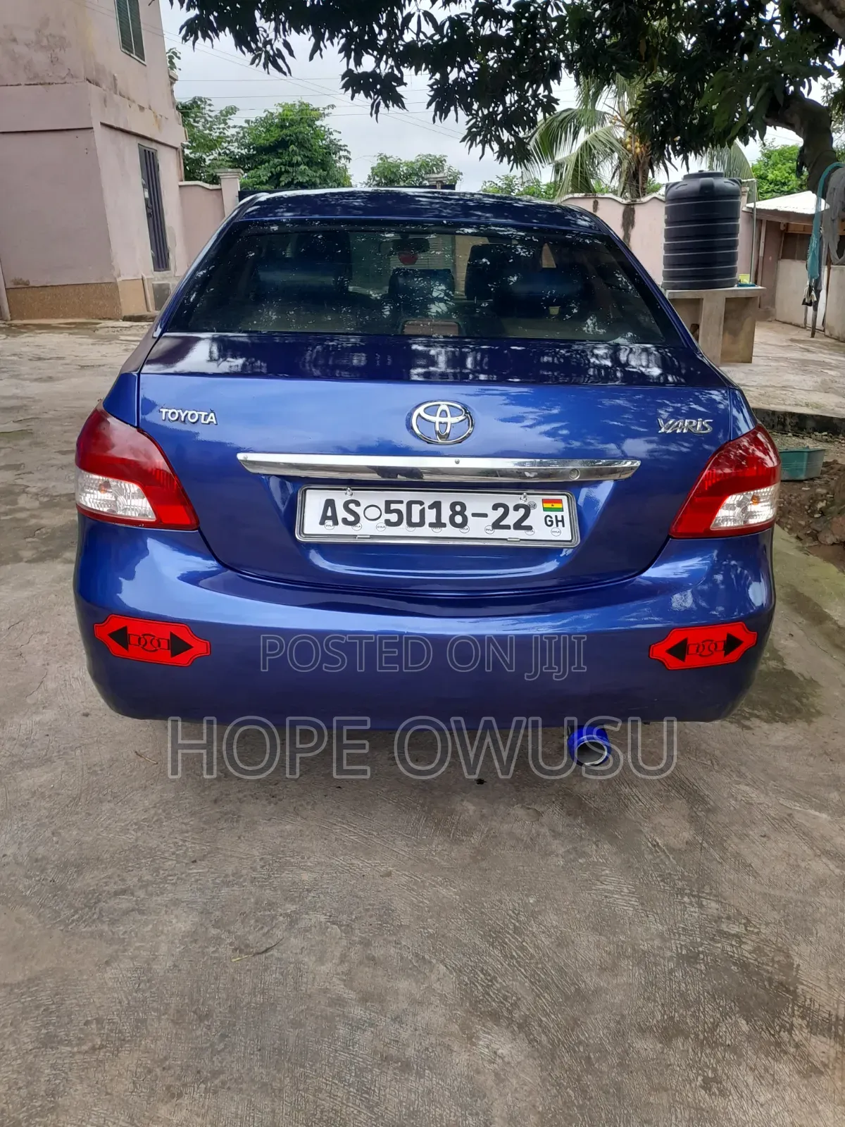 Toyota Yaris 2008 Blue