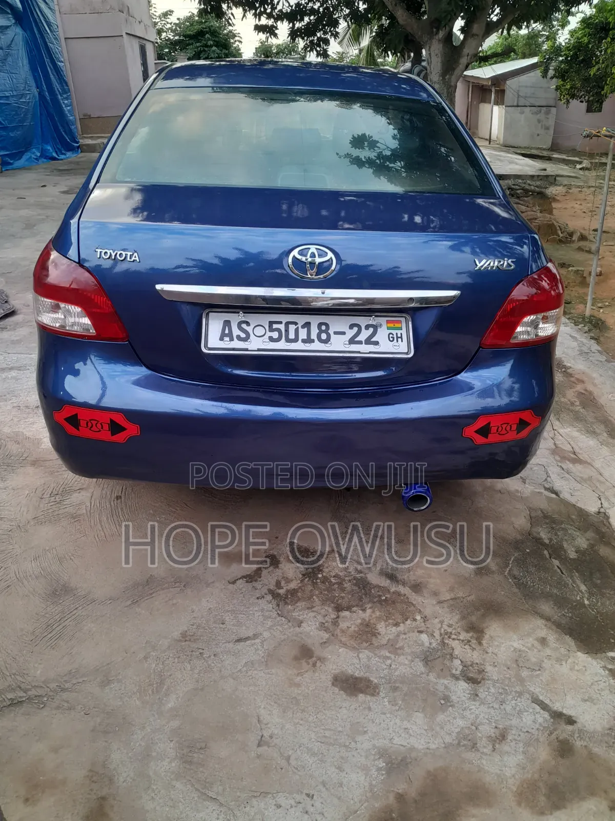 Toyota Yaris 2008 Blue
