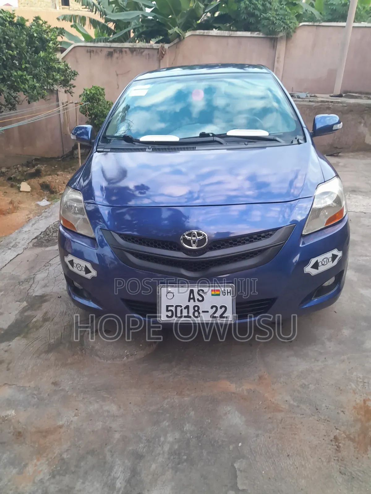 Toyota Yaris 2008 Blue