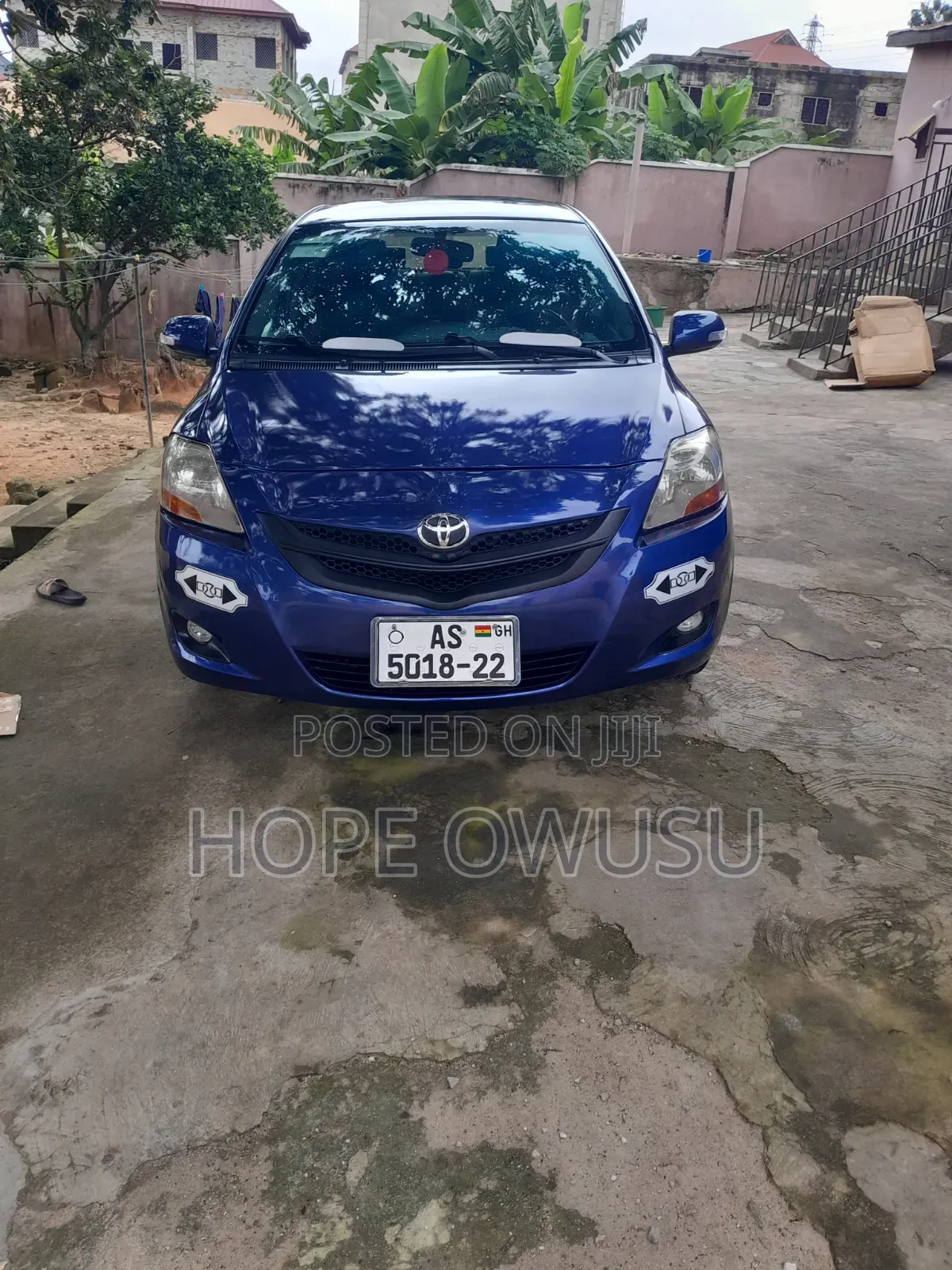 Toyota Yaris 2008 Blue