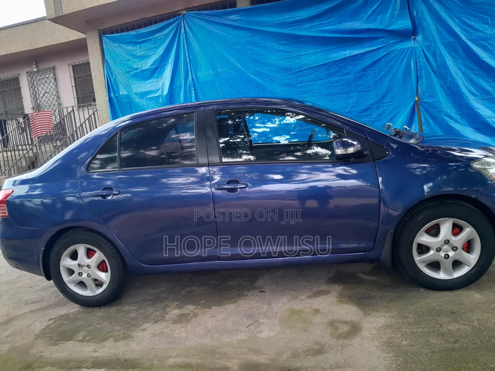 Toyota Yaris 2008 Blue