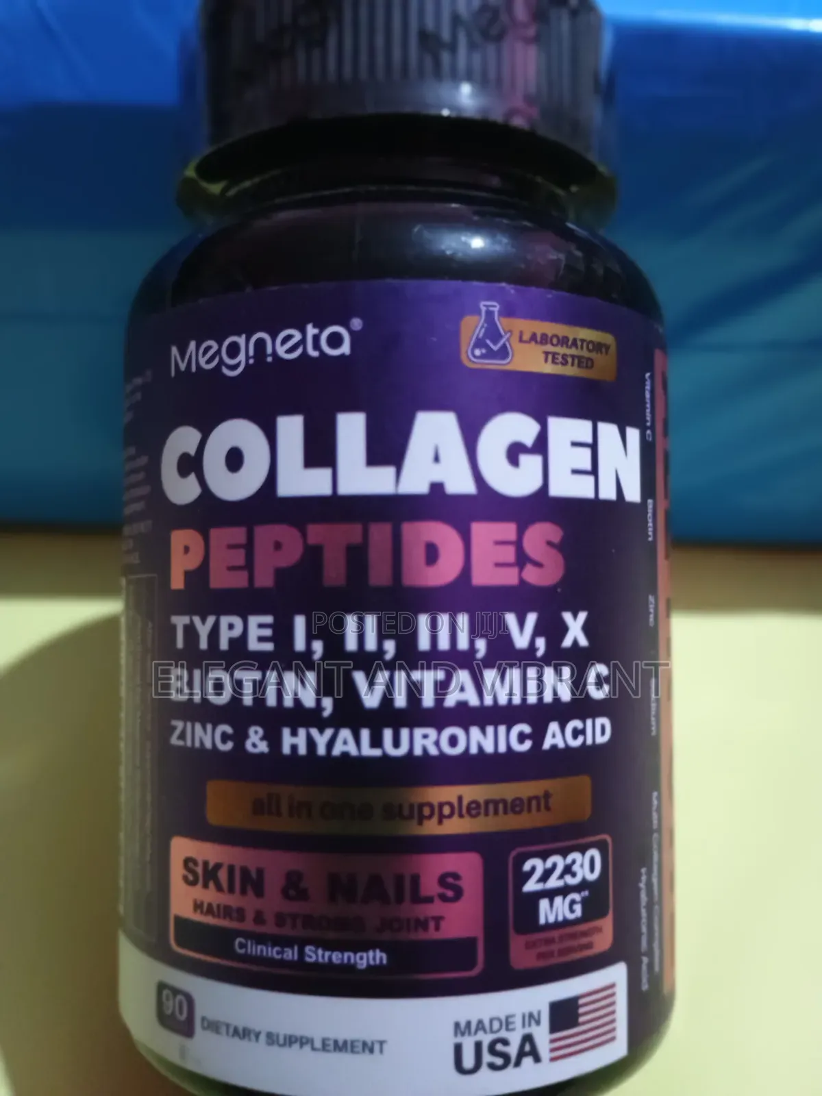 Collagen Capsules With Vitamin C,Biotin Zinc|90 Capsules