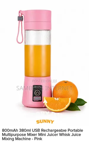 800mAh 380ml USB Rechargeable Portable Multipurpose Mixer Mini Juicer