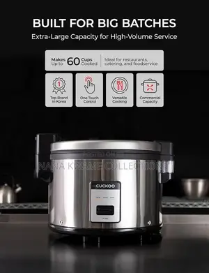 Cuckoo CR-3055 Commercial Rice Cooker Warmer, an 60 Cups Cooked).
