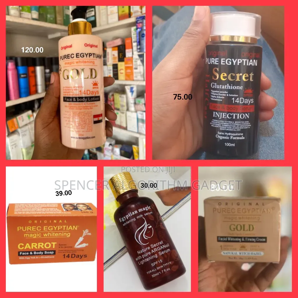 Pure Egyptian Gold Set/Secrete/ Egyptian Magic Whitening Milk Serum
