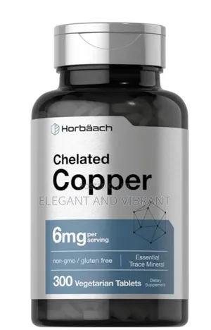 Chelated Copper Supplement 6mg | 300 Tablets