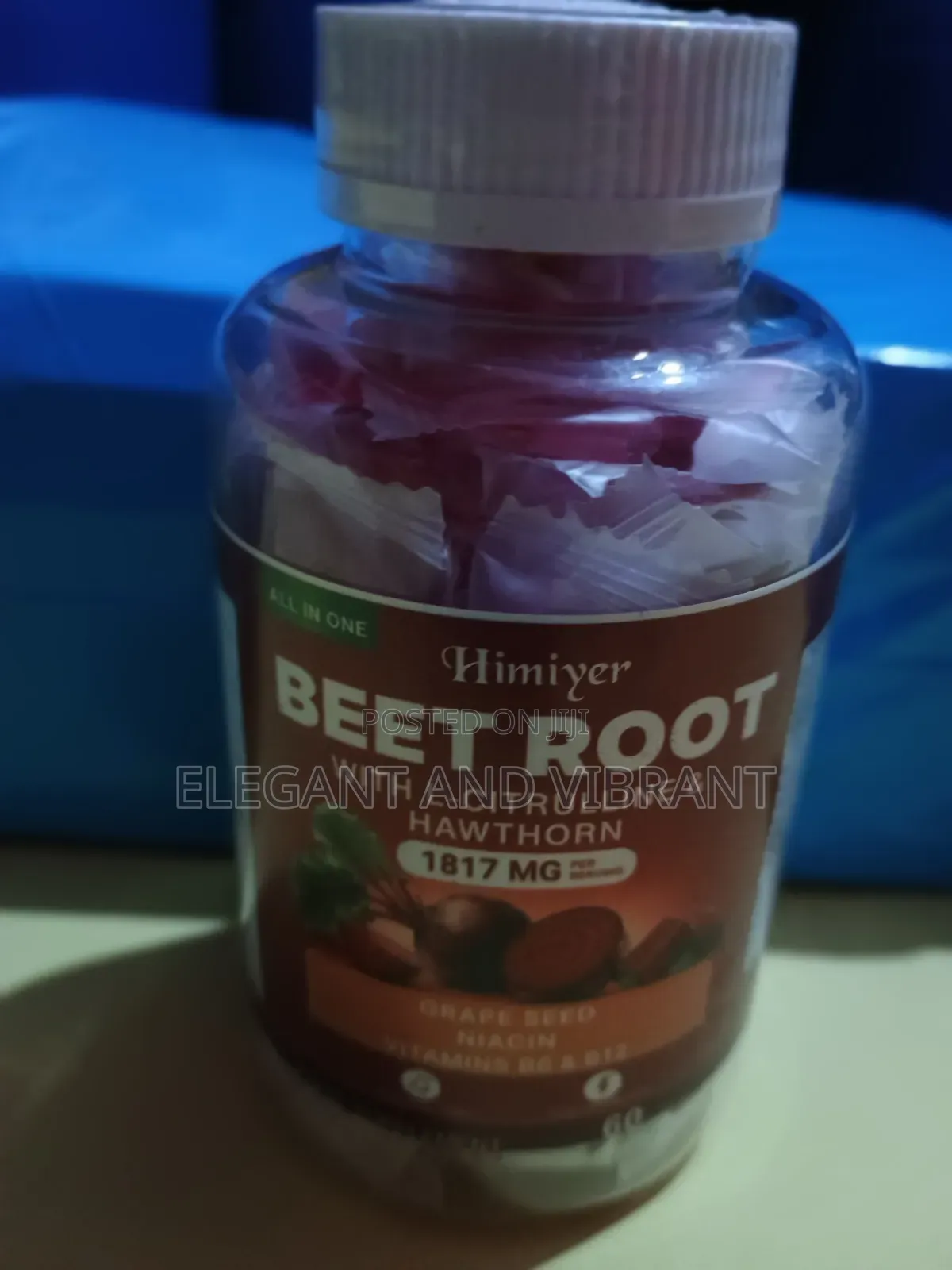 Himiyer Beet Root Gummies With L-Catrilline,Niacin and Hawthorn Berry