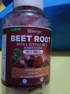 Himiyer Beet Root Gummies With L-Catrilline,Niacin and Hawthorn Berry