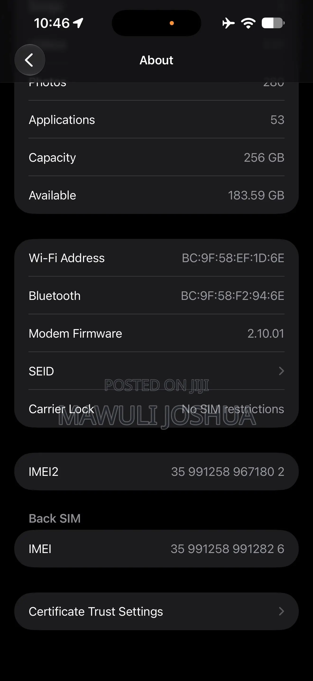 Apple iPhone 17 Pro Max 256 GB Blue